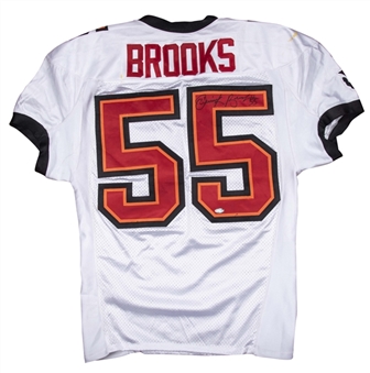 2005 Derrick Brooks Game Used & Signed Tampa Bay Buccaneers Road Jersey (Brooks LOA & Beckett)